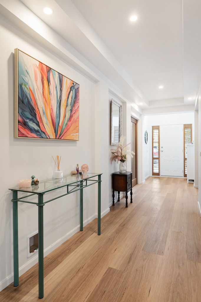 Entry and hallway through to the living areas